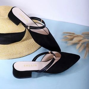 Black Slide Sandals